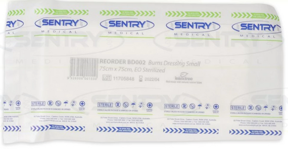 BURN SHEET SMALL 75CM X 75CM