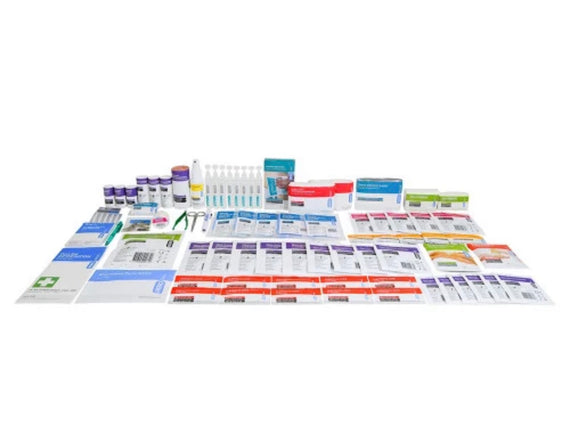 Workplace Colour coded First Aid Kit Refill 1-25 people