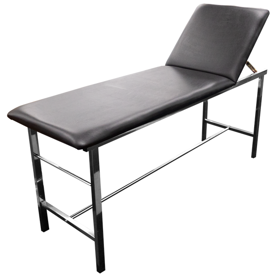 Examination Table with Adjustable Back 190 x 60 x 68cm