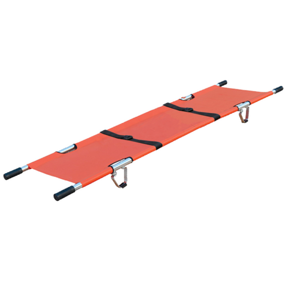 Alloy Single-Fold Emergency Pole Stretcher