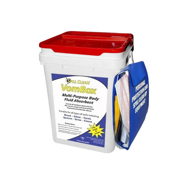 VOMBOX 10 Litre Multi-purpose Body Fluid Spill Kit