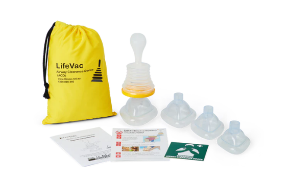 LifeVac - Soft Travel Bag Kit ANTICHOKING SUCTION DEVICE