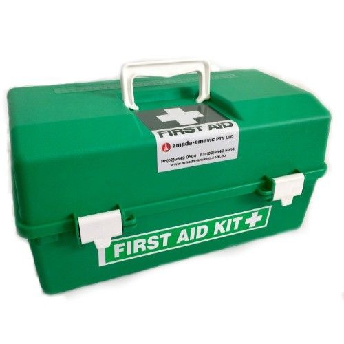 LARGE OFFICE GREEN TACKLE FIRST AID KIT