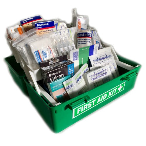 LARGE CONSTRUCTION GREEN TACKLE FIRST AID KIT