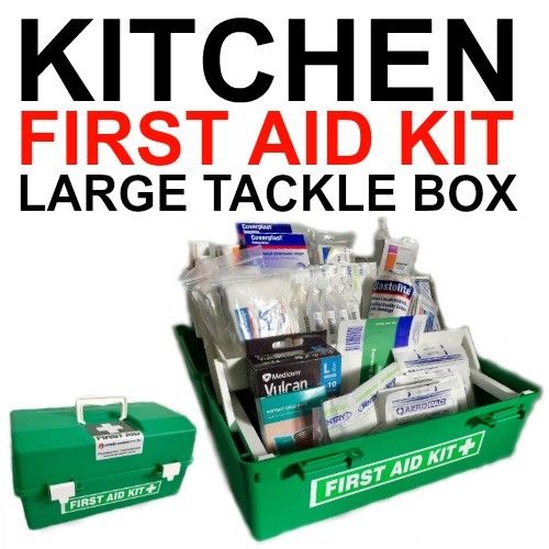 LARGE KITCHEN GREEN TACKLE FIRST AID KIT
