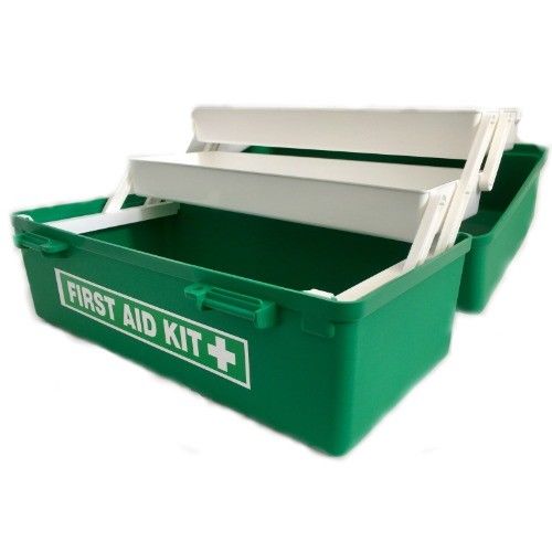 DOUBLE TRAY GREEN TACKLE FIRST AID BOX ONLY