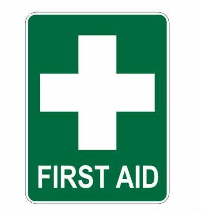 First Aid Poly Sign 225mm x 300mm
