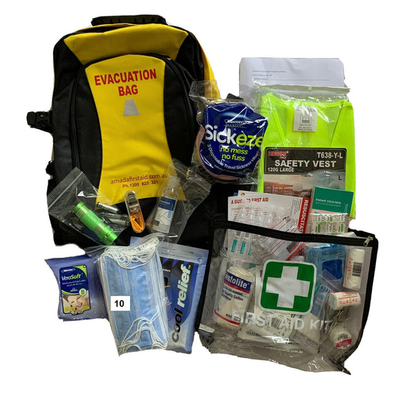 RESIDENTIAL CARE EVACUATION BAG Filled
