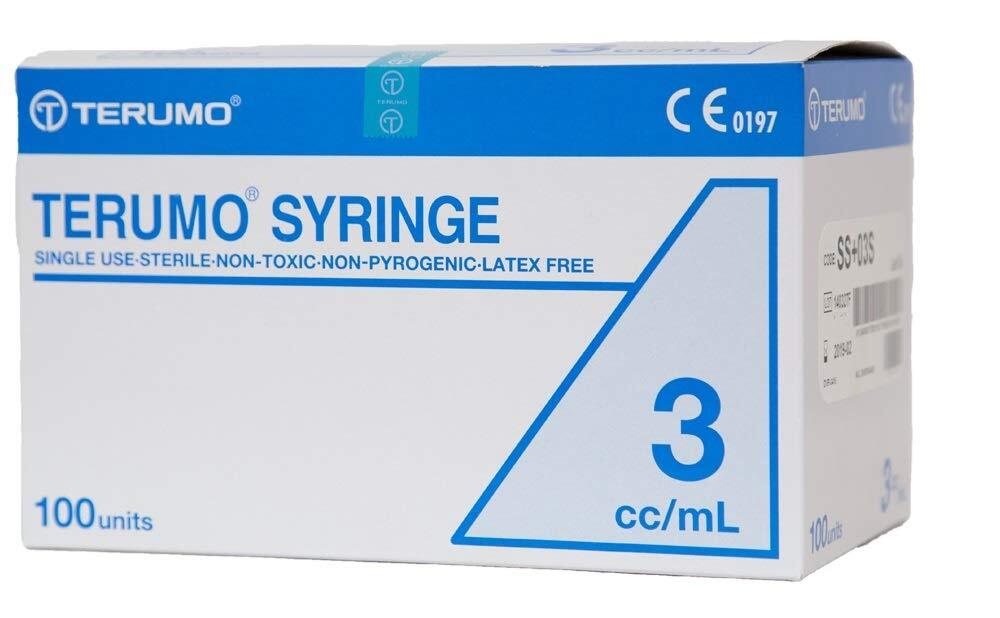 Terumo 3ml Luer Slip Syringe – Box of 100