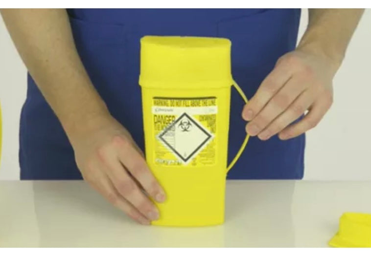 600ml Sharps Disposal Container