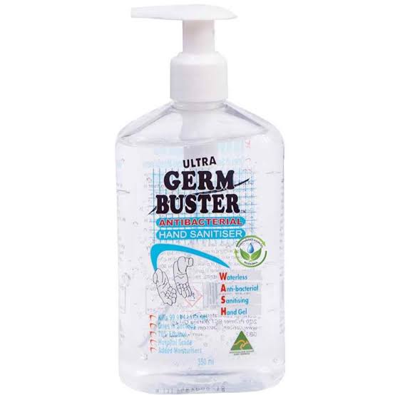 500ml Germ Buster Antibacterial Hand Sanitiser Gel Pump