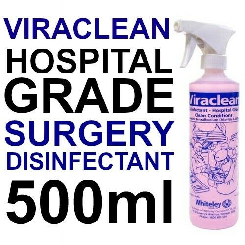 Viraclean 500ml TRIGGER ANTIBACTERIAL HOSPITAL GRADE DISINFECTANT