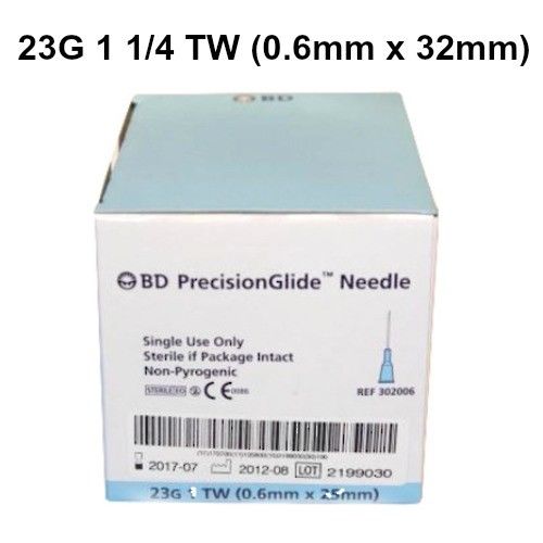 BD PRECISION GLIDE Needles 23G x 1-1/4