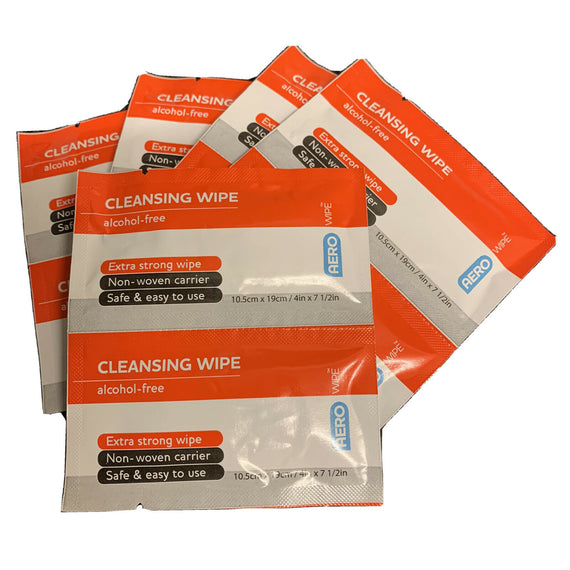 10 WOUND CLEANSING WIPES